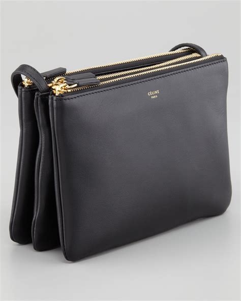 celine black trio crossbody bag|celine crossbody bag sale.